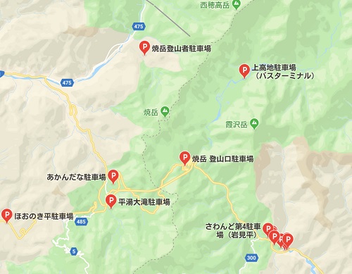 Hirayu Parking Area on Google Maps.jpg