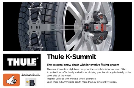 タイヤチェーン THULE K-Summit XXL K66 - タイヤ、ホイール